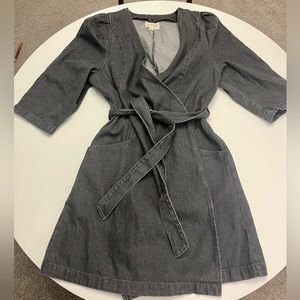 Universal Thread dark denim wrap dress (M) - WORN ONCE!